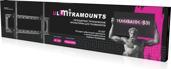 Изображение товара Кронштейн для телевизора Ultramounts UM851T (черный)