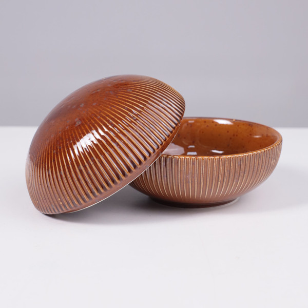 Изображение товара Блюдо AksHome Aurora d13x5см (фарфор/каштановый)