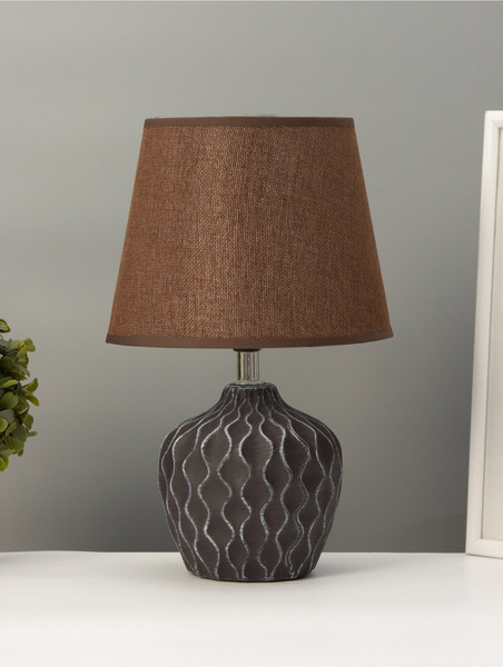 Изображение товара Прикроватная лампа BayerLux Кудри / 10841051 (кофе/белый)