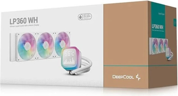 Изображение товара Кулер для процессора Deepcool LP360 WH (R-LP360-WHMSMC-G-1)
