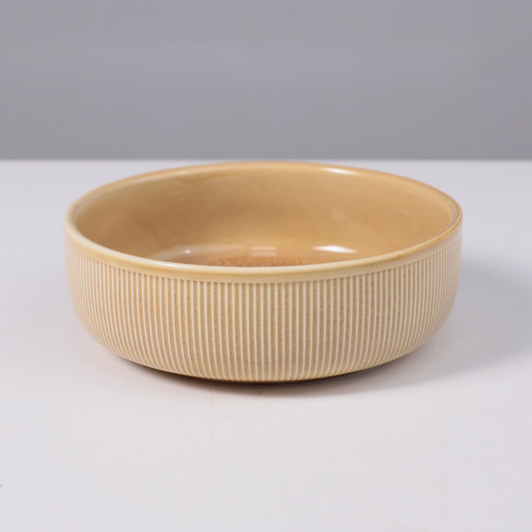 Изображение товара Салатник AksHome Stria d16.5x5.5см (фарфор/пшеничный)