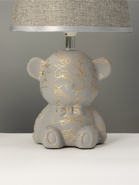 Изображение товара Прикроватная лампа BayerLux Мишка / 10841034 (серый/золото)