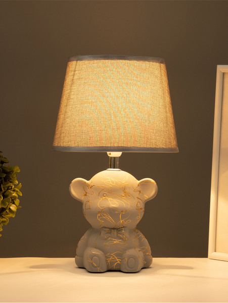 Изображение товара Прикроватная лампа BayerLux Мишка / 10841034 (серый/золото)