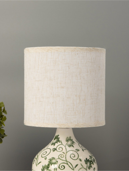 Изображение товара Прикроватная лампа BayerLux Цветочный узор / 10841043 (белый/зеленый)