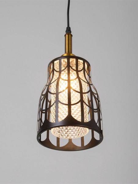 Изображение товара Потолочный светильник BayerLux Волны / 10531032 (черный/золото)