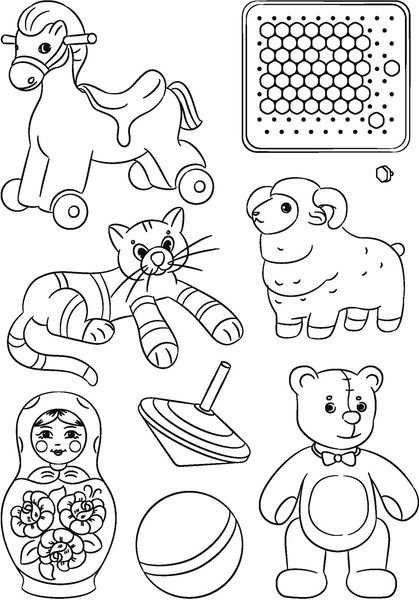 Изображение товара Развивающая книга Детство-Пресс Дидактический материал по лексической теме. Игрушки (9785907858411)