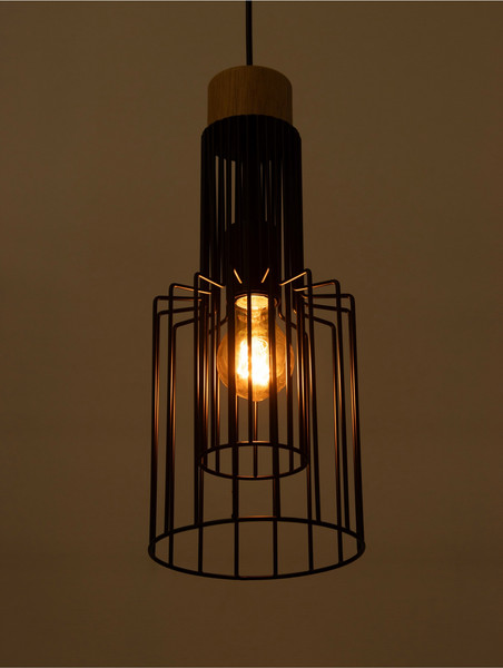 Изображение товара Потолочный светильник BayerLux Крит / 10532265 (черный/коричневый)