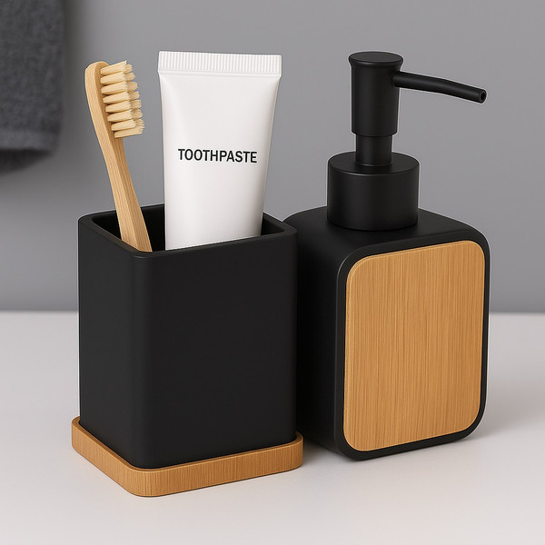 Изображение товара Набор аксессуаров для ванной и туалета Lauter 21BPO64C + 21BPO64A + 21BPO64E (3 предмета)