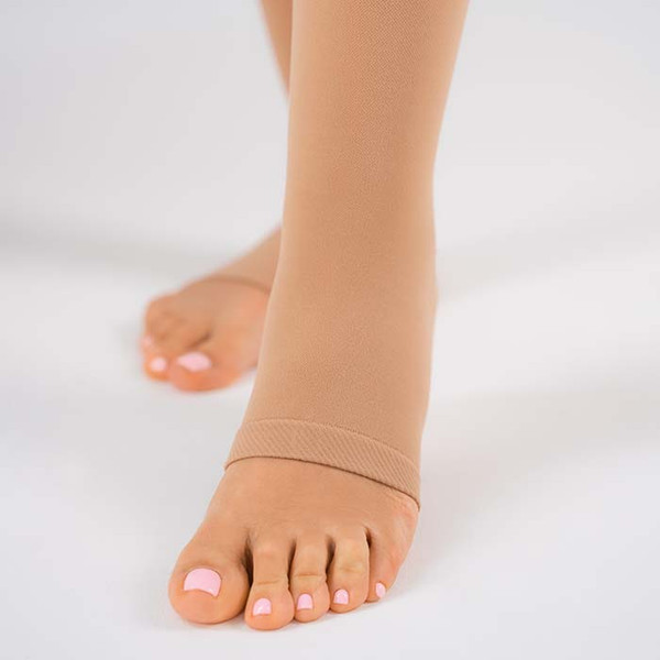 Изображение товара Чулки компрессионные Trives с открытым носком 1кл / ТК.930 (р.3, бежевый, укороч. длина)