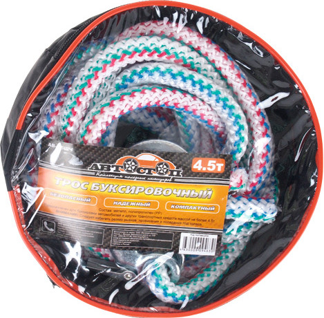 Изображение товара Трос буксировочный Автостоп AB-4.5ШЧ