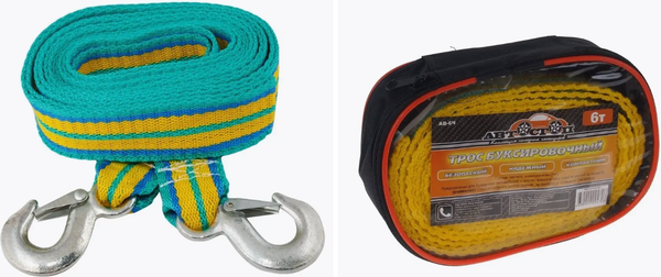 Изображение товара Трос буксировочный Автостоп AB-6Ч