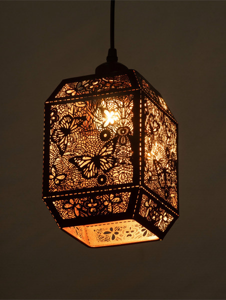 Изображение товара Потолочный светильник BayerLux Кэлшот Бабочки / 10531029 (черный)