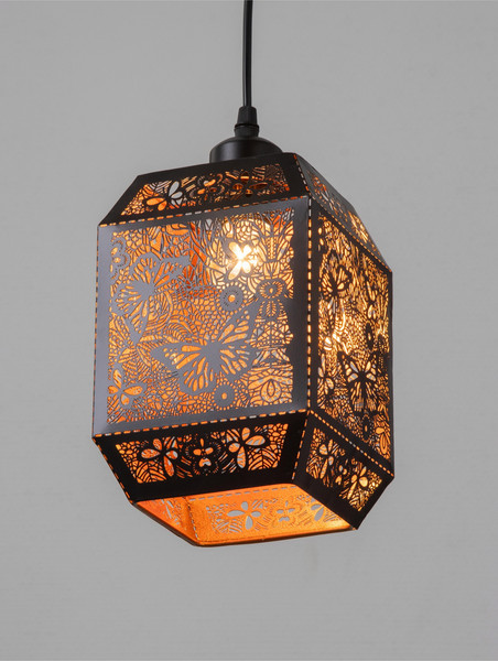 Изображение товара Потолочный светильник BayerLux Кэлшот Бабочки / 10531029 (черный)