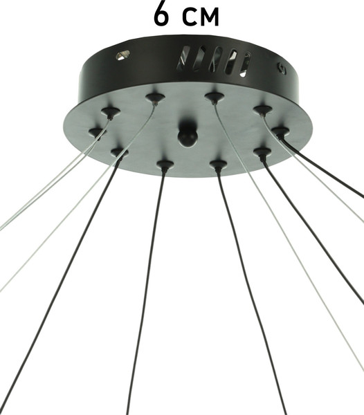 Изображение товара Потолочный светильник BayerLux Крайс / 10386005 (черный)