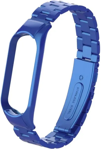 Изображение товара Ремешок для умных часов Bingo Stainless для Xiaomi Mi Band 3/4 (синий)