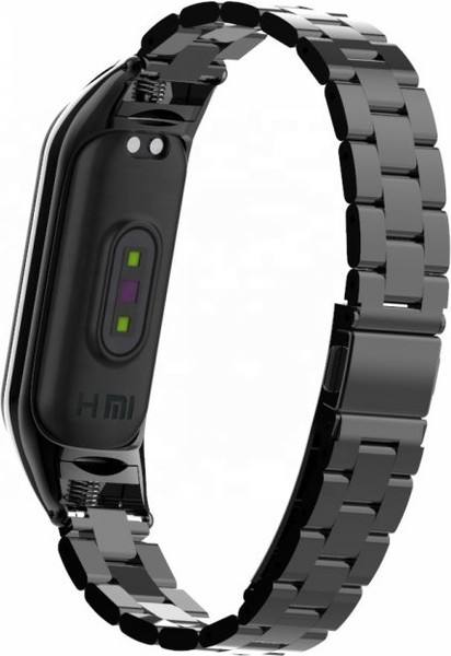 Изображение товара Ремешок для умных часов Bingo Stainless для Xiaomi Mi Band 3/4 (черный)