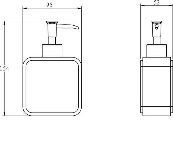 Изображение товара Набор аксессуаров для ванной и туалета Lauter 21BPO64B + 21BPO64A + 21BPO64E (3 предмета)