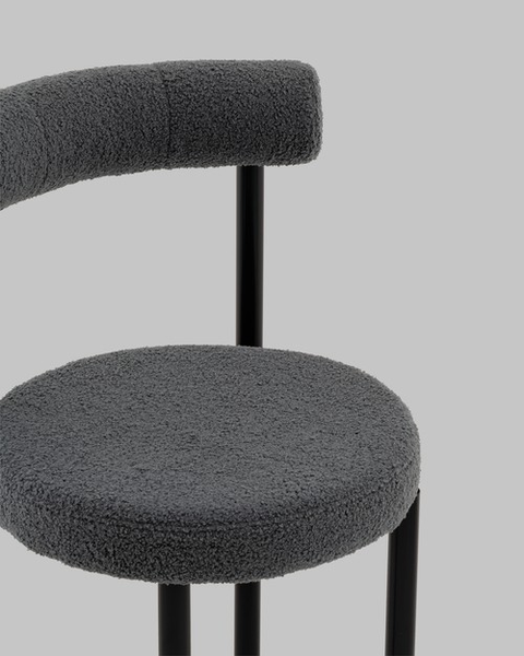 Изображение товара Стул Stool Group Флорео / vd-floreo-fl-grey (букле темно-серый)