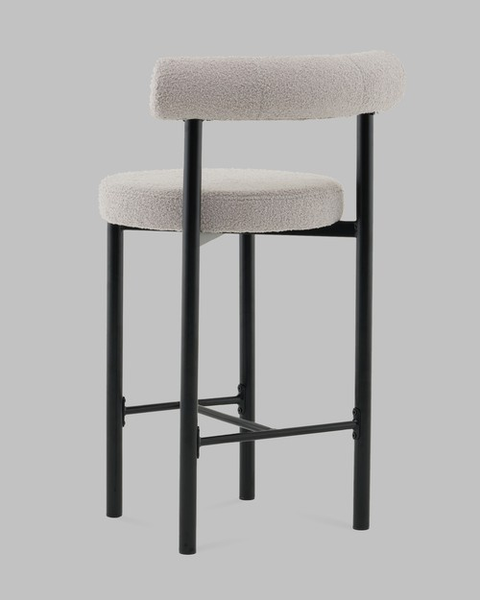 Изображение товара Стул барный Stool Group Флорео / vd-plb-floreo-fl-cloud (букле светло-серый)