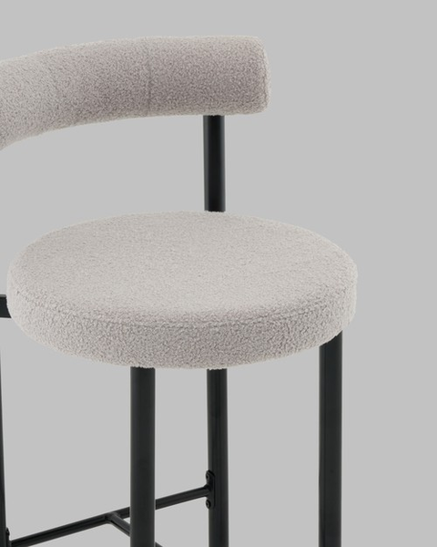 Изображение товара Стул барный Stool Group Флорео / vd-plb-floreo-fl-cloud (букле светло-серый)