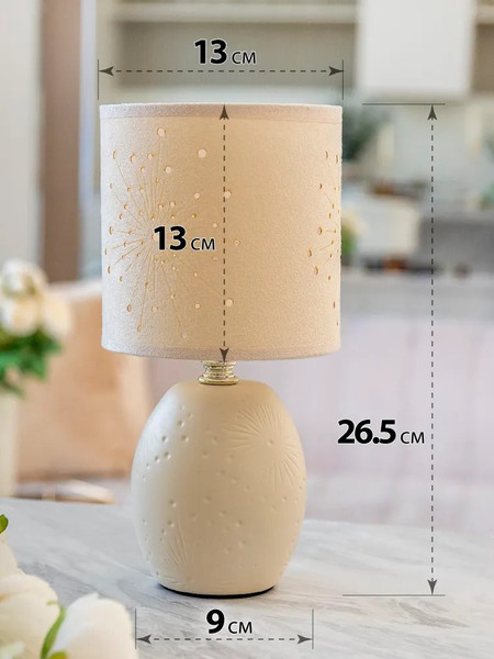 Изображение товара Прикроватная лампа Лючия Лечче 507 (кремовый)