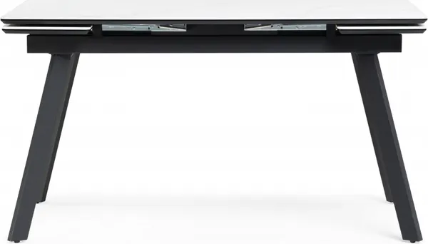 Изображение товара Обеденный стол Notta Норман 120-180х80 (snow alpin white/black)