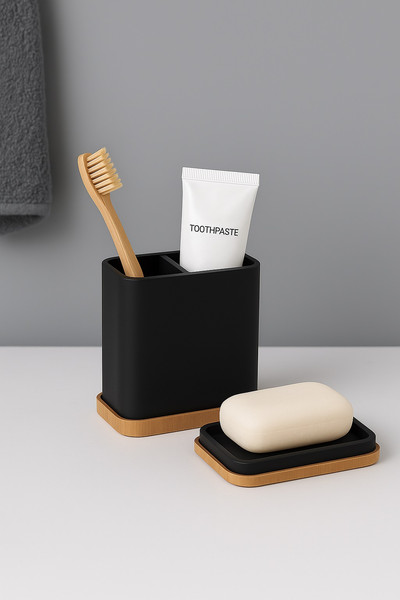 Изображение товара Набор аксессуаров для ванной и туалета Lauter 21BPO64B + 21BPO64D + 21BPO64E (3 предмета)