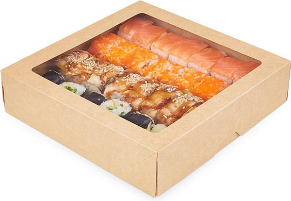 Изображение товара Набор коробок упаковочных для еды 1EA OneBox OB1500/b (1.5л, крафт)