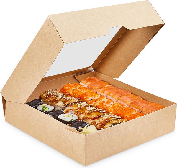 Изображение товара Набор коробок упаковочных для еды 1EA OneBox OB1500/b (1.5л, крафт)