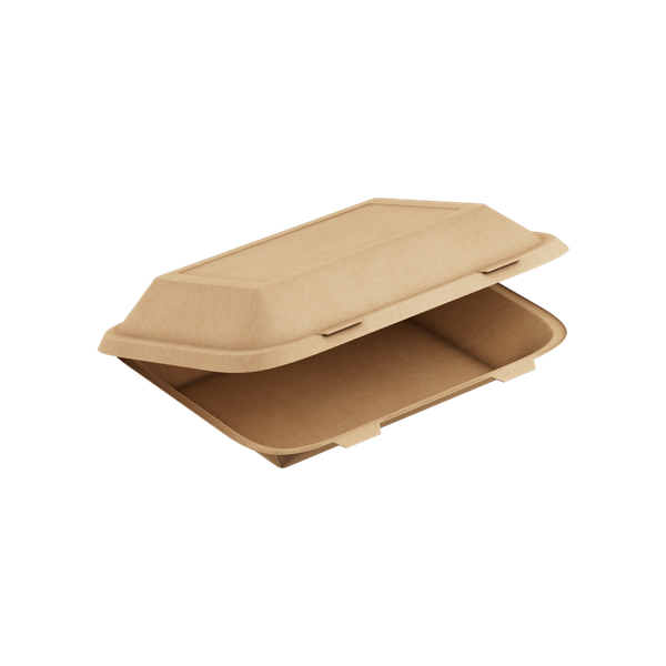 Изображение товара Набор одноразовых ланч-боксов 1EA OneGo OG600/b (600мл, крафт)