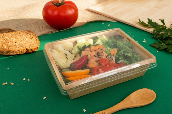 Изображение товара Набор одноразовых контейнеров 1EA OneClick OCbot500/b (500мл, крафт)