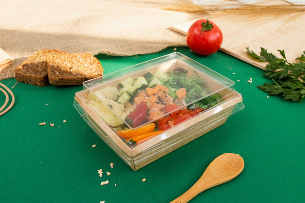 Изображение товара Набор одноразовых контейнеров 1EA OneClick OCbot500/b (500мл, крафт)