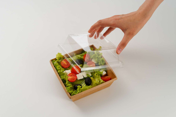 Изображение товара Набор одноразовых контейнеров 1EA OneClick bottom OCbot550/b (550мл, крафт)