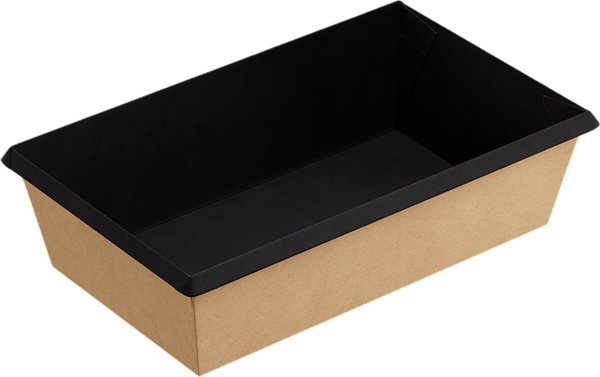 Изображение товара Набор одноразовых контейнеров 1EA OneClick bottom OCbot800/bBL (800мл, черный вельвет)