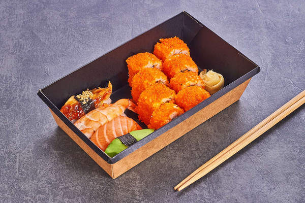 Изображение товара Набор одноразовых контейнеров 1EA OneClick bottom OCbot800/bBL (800мл, черный вельвет)