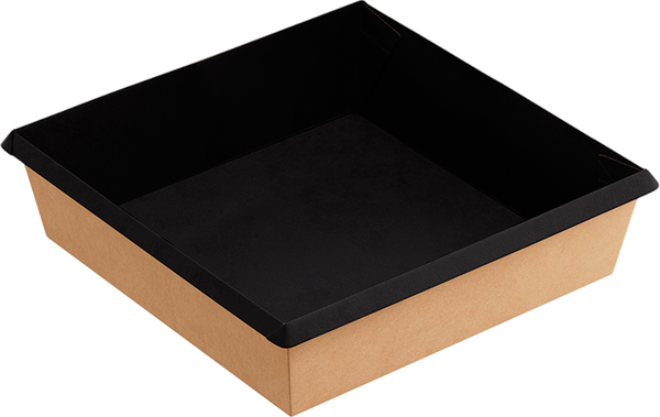 Изображение товара Набор одноразовых контейнеров 1EA OneClick bottom OCbot950/bBL (950мл, черный)