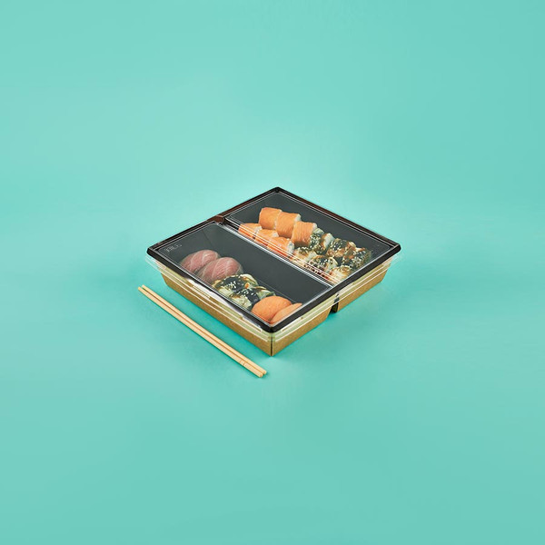 Изображение товара Набор одноразовых контейнеров 1EA OneClick bottom OCbot1200DB/bBL (1.2л, черный вельвет)