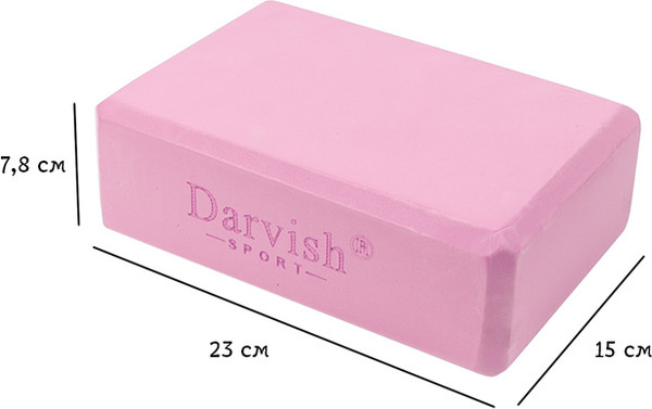 Изображение товара Блок для йоги Darvish Эва / DV-S-383-1 (розовый)