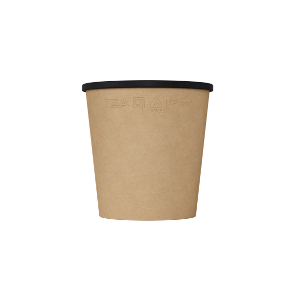 Изображение товара Набор одноразовых контейнеров 1EA OneBowl UP bottom OBbot520/BL (520мл, черный)