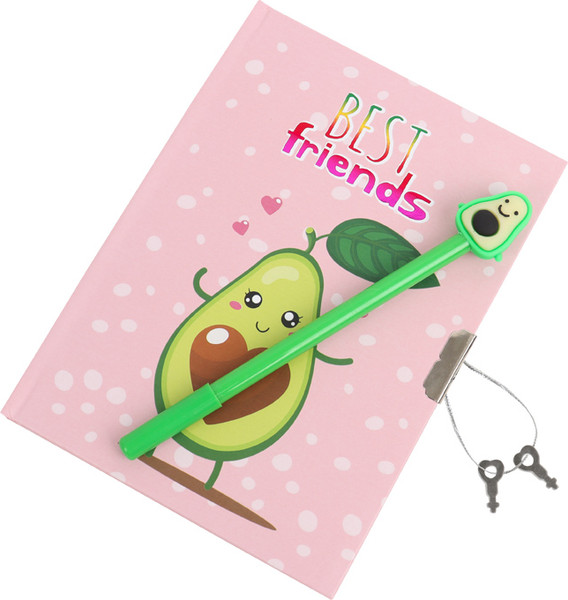 Изображение товара Набор канцелярский подарочный Darvish Блокнот Avocado и ручка гелевая / DV-12927A