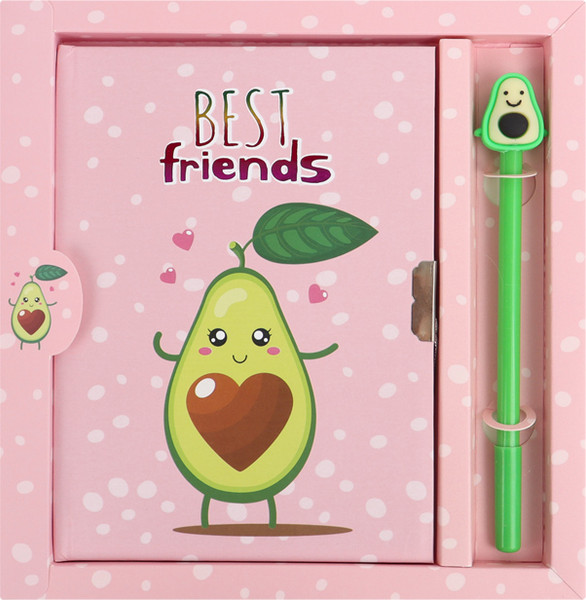 Изображение товара Набор канцелярский подарочный Darvish Блокнот Avocado и ручка гелевая / DV-12927A