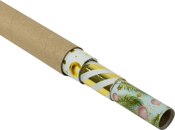 Изображение товара Набор бумаги для оформления подарков Золотая сказка Новогодняя / 592188 (3шт)