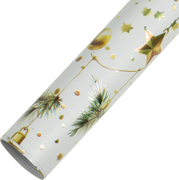 Изображение товара Набор бумаги для оформления подарков Золотая сказка Новогодняя / 592188 (3шт)