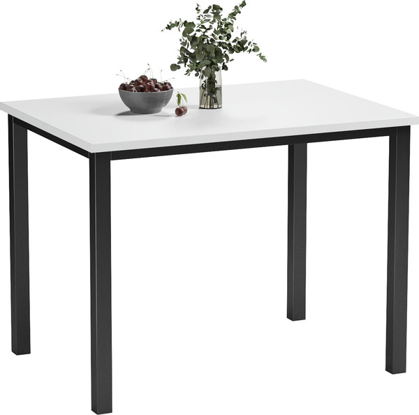 Изображение товара Обеденный стол Soma Paprika 100x66 (белый/черный)