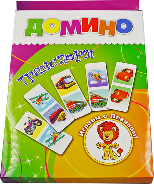 Изображение товара Развивающая игра Улыбка Домино. Транспорт 3+ / 4607929338830