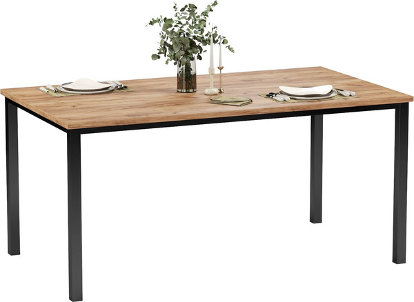 Изображение товара Обеденный стол Soma Paprika 160x90 (дуб крафт золотой/черный)