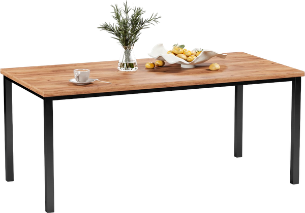 Изображение товара Обеденный стол Soma Paprika 180x90 (дуб крафт золотой/черный)