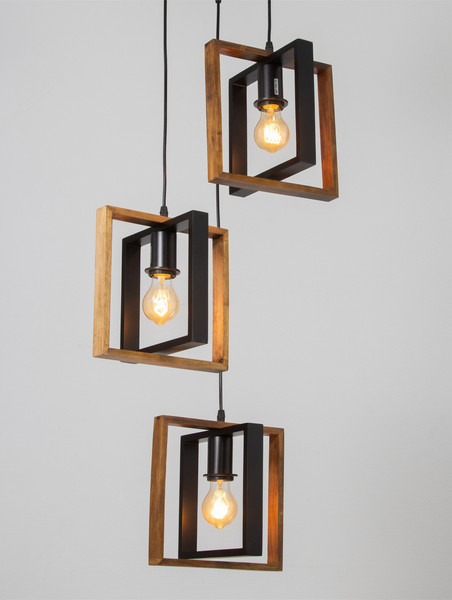 Изображение товара Люстра BayerLux Кристофер / 10777267 (черный/коричневый)