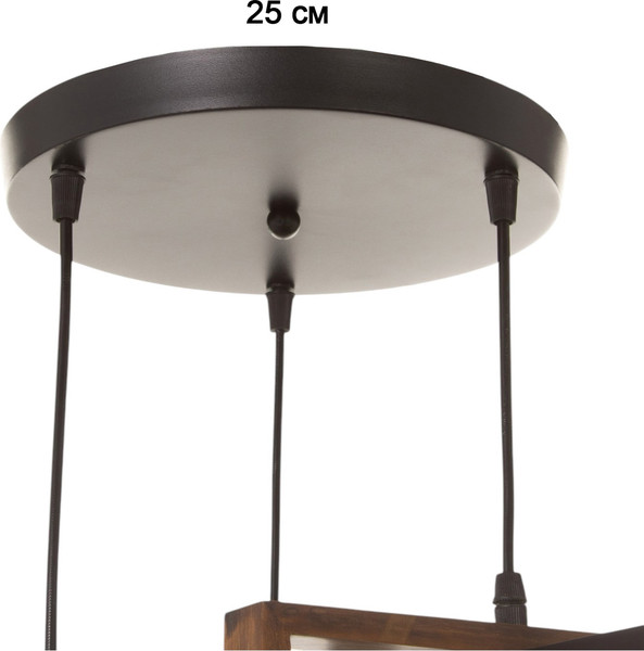 Изображение товара Люстра BayerLux Кристофер / 10777267 (черный/коричневый)