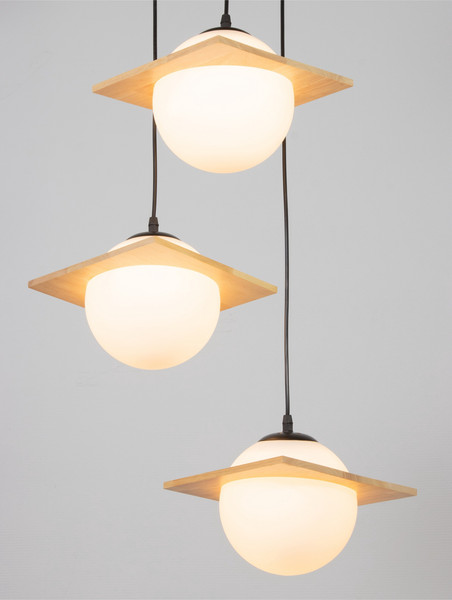 Изображение товара Люстра BayerLux Лакки / 10777282 (черный/коричневый)